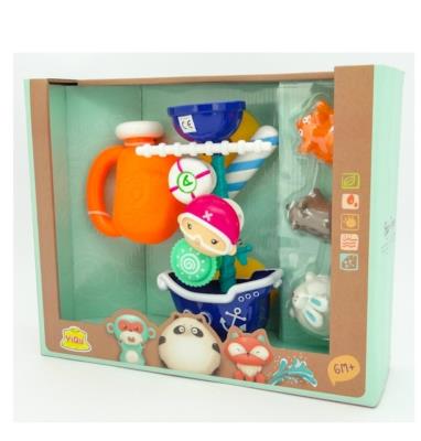 Zestaw zabawek do kąpieli 3. Wydawca: Pierot Wydawnictwo. SmakLiter.pl Opakowanie Zestaw zabawek do kąpieli 3