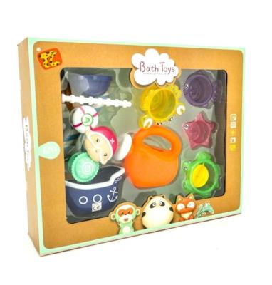 Zestaw zabawek do kąpieli 4. Wydawca: Pierot Wydawnictwo. SmakLiter.pl Opakowanie Zestaw zabawek do kąpieli 4