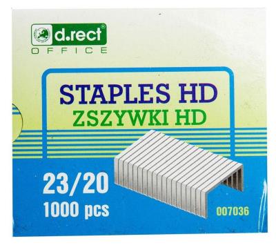 Opakowanie Zszywki 23/20 1000 sztuk D.RECT