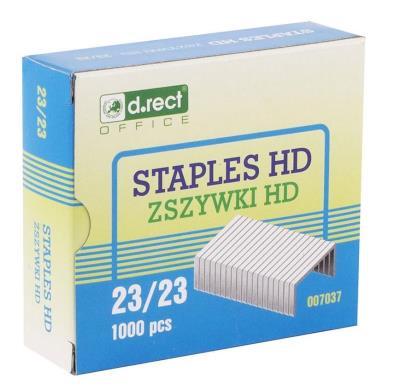 Opakowanie Zszywki 23/23 1000 sztuk D.RECT