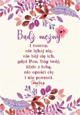 Opakowanie A Kartka składana - Bądź mężny i mocny