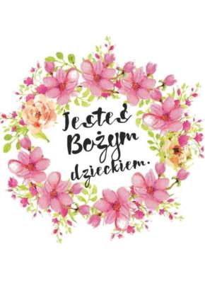 Opakowanie A Kartka składana - Jesteś Bożym dzieckiem