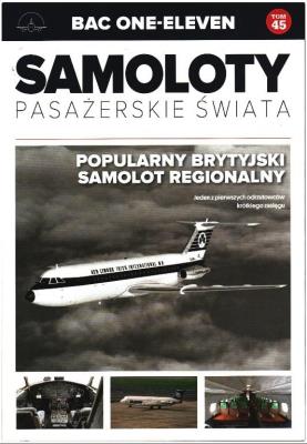Okładka książki BAC ONE-ELEVEN SAMOLOTY PASAŻERSKIE ŚWIATA TOM 45