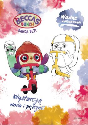 Banda Beti Wodne kolorowanie. Autor: Opracowanie zbiorowe. SmakLiter.pl Okładka książki Banda Beti Wodne kolorowanie