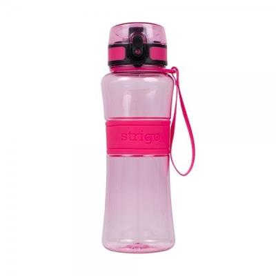 Opakowanie Bidon z tłoczonym logo różowy STRIGO