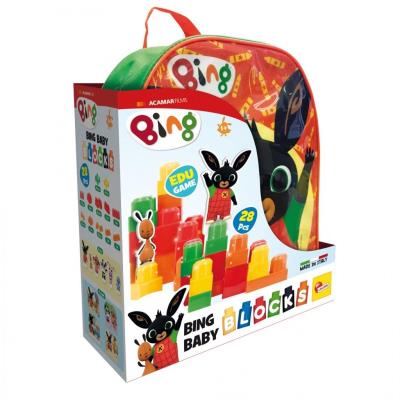 Opakowanie Bing Plecak z klockami konstrukcyjnymi zielony