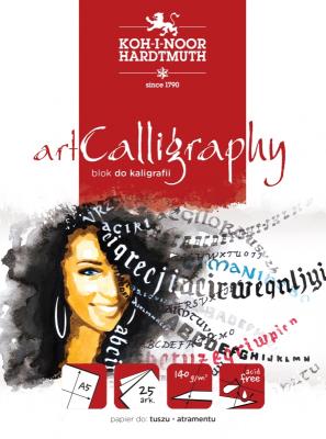 Blok do kaligrafii artcalligraphy A5 25K 140G.. Wydawca: Koh-I-Noor. SmakLiter.pl Opakowanie Blok do kaligrafii artcalligraphy A5 25K 140G.