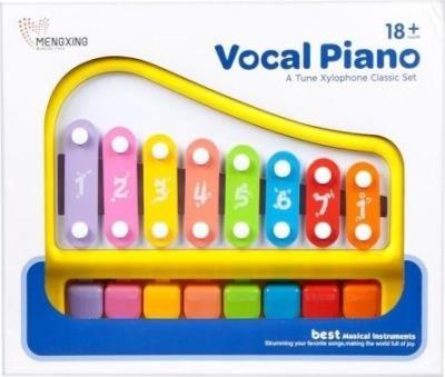 Opakowanie Cymbałki pianinko 2w1 8 tonów