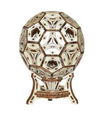 Opakowanie Drewniane puzzle 3D Football Cup