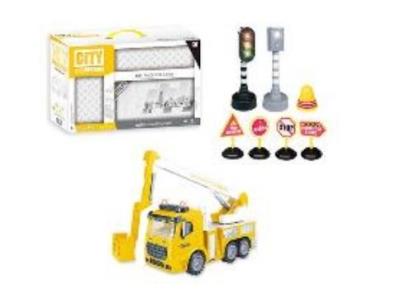 Opakowanie Dźwig z akcesoriami żółty