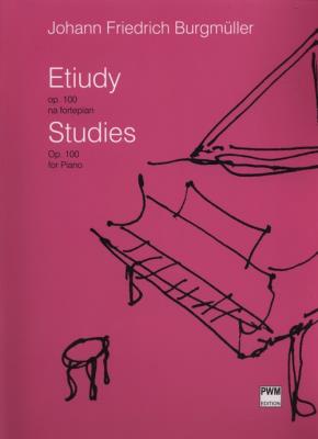 Okładka książki Etiudy op. 100 na fortepian