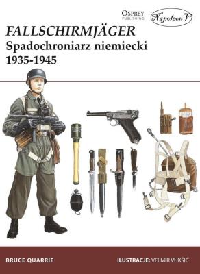 Okładka książki Fallschirmjäger Spadochroniarz niemiecki 1935-1945