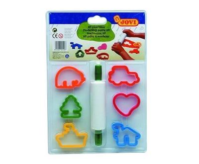 Opakowanie Foremki 6 sztuk + wałek zestaw JOVI