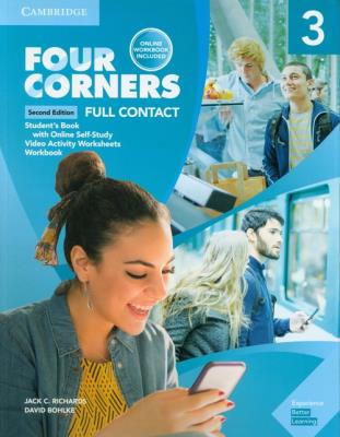 Four Corners 3 Super Value Pack (Full Contact with Self-study and Online Workbook). Autor: Jack C. Richards and Carlos Barbisan, Bohlke David. SmakLiter.pl Okładka książki Four Corners 3 Super Value Pack (Full Contact with Self-study and Online Workbook)