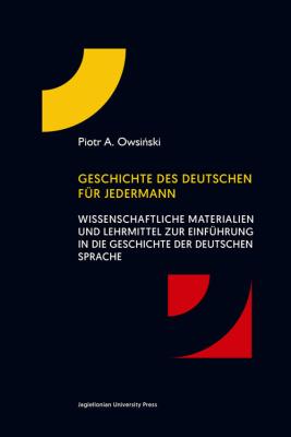 Geschichte des deutschen fr jedermann..... Autor: Piotr A.Owsiński. SmakLiter.pl Okładka książki Geschichte des deutschen fr jedermann....