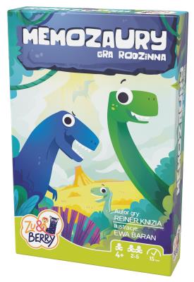 Opakowanie GRA KARCIANA MEMOZAURY