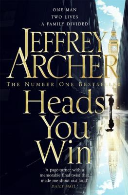 Heads You Win. Autor: Jeffrey Archer. SmakLiter.pl Okładka książki Heads You Win