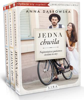 Jedna chwila/Jedno życie/Jedna miłość. Autor: Beata Anna Dąbrowska. SmakLiter.pl Okładka książki Jedna chwila/Jedno życie/Jedna miłość