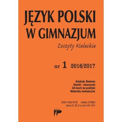 Język Polski w Gimnazjum nr.1 2016/2017. Autor:   Praca zbiorowa. SmakLiter.pl Okładka książki Język Polski w Gimnazjum nr.1 2016/2017