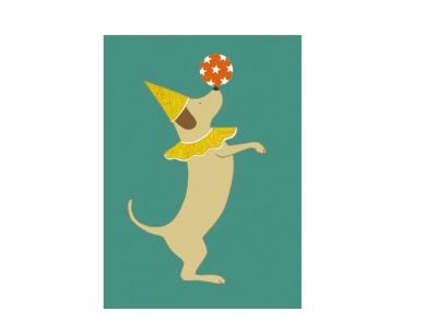 Opakowanie Karnet 17x14cm z kopertą Party Dog