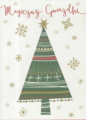 Opakowanie Karnet B6 Boże Narodzenie - Choinka