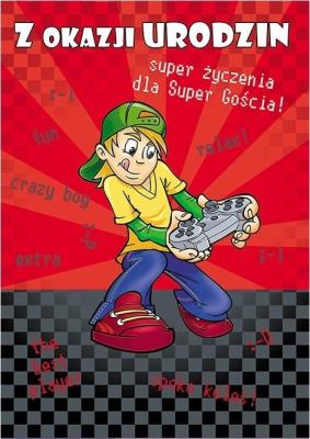 Opakowanie Karnet Young B6 + koperta wzór nr 003 Urodziny