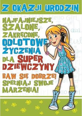 Opakowanie Karnet Young B6 + koperta wzór nr 004 Urodziny