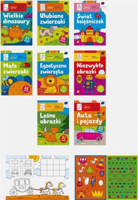 Opakowanie Kolorowanka A4 z nakl. Zabawy Artystyczne mix