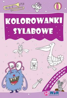 Okładka książki Kolorowanki sylabowe - Sylaby ze spółgłoskami P i M
