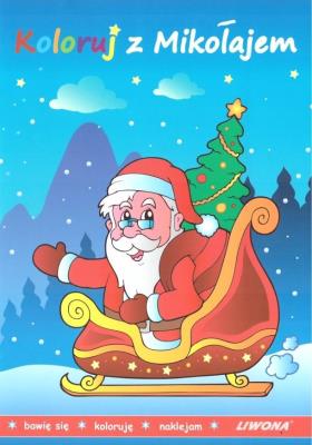 Okładka książki Koloruj z Mikołajem