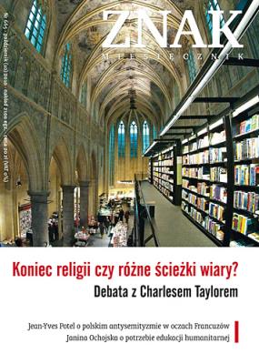 Opakowanie Koniec religii czy różne ścieżki wiary? Miesięcznik Znak, numer 665 (październik 2010)
