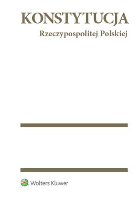 Okładka książki Konstytucja Rzeczypospolitej Polskiej