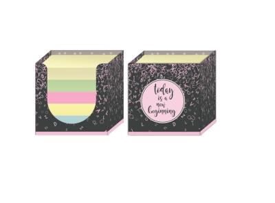 Opakowanie Kostka w kubiku kolorowa 9x9x9cm