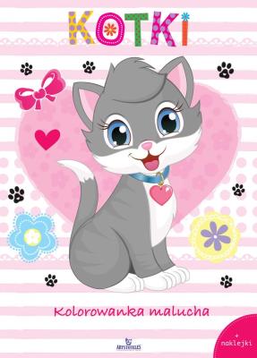 Kotki. Autor: Matusiak Monika. SmakLiter.pl Okładka książki Kotki