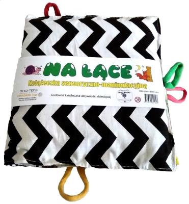 Okładka książki Książeczka sens.-manipulacyjna. Na łące