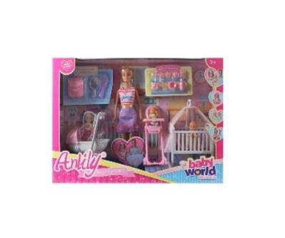 Opakowanie Lalka 30 cm z dziećmi i akcesoriami