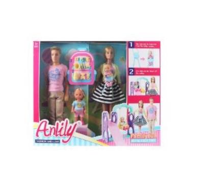 Opakowanie Lalka 30 cm z mężem i dziećmi