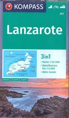 Okładka książki Lanzarote 1:50 000 Kompass