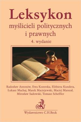 Okładka książki Leksykon myślicieli politycznych i prawnych