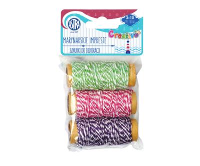Opakowanie Marynarskie inspiracje sznurki 3x10m.