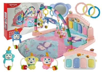 Opakowanie Mata interaktywna z klawiszami różowa