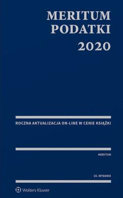 Okładka książki MERITUM Podatki 2020 wyd.18