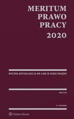 MERITUM Prawo pracy 2020 w.17/2019. Autor: Jaśkowski Kazimierz. SmakLiter.pl Okładka książki MERITUM Prawo pracy 2020 w.17/2019