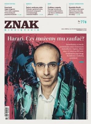 Okładka książki Miesięcznik Znak 774 11/2019 Harari. Czy możemy...