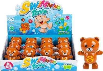 Opakowanie Nakręcany miś do kąpieli 8cm