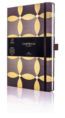 Opakowanie Notatnik 13x21cm linie Castelli Oro Circles