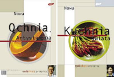 Nowa Qchnia artystyczna/Kuchnia świata. Autor: Marta Gessler, Agnieszka Kręglicka. SmakLiter.pl Okładka książki Nowa Qchnia artystyczna/Kuchnia świata