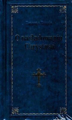 O naśladowaniu Chrystusa - granat LUX. Autor: Tomasz Kempis. SmakLiter.pl Okładka książki O naśladowaniu Chrystusa - granat LUX
