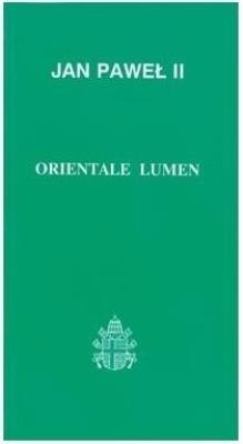 Orientale lumen, J.P.II (60). Autor:  Jan Paweł II. SmakLiter.pl Okładka książki Orientale lumen, J.P.II (60)