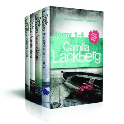 PAKIET CAMILLA LACKBERG TOM 1-4 KSIĘŻNICZKA Z LODU / KAZNODZIEJA / KAMIENIARZ / OFIARA LOSU WYD. 3. Autor: Läckberg Camilla. SmakLiter.pl Okładka książki PAKIET CAMILLA LACKBERG TOM 1-4 KSIĘŻNICZKA Z LODU / KAZNODZIEJA / KAMIENIARZ / OFIARA LOSU WYD. 3